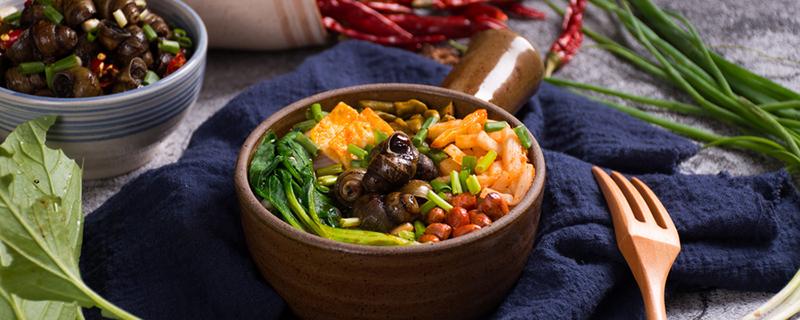 螺蛳粉焖饭的做法 螺蛳粉焖饭健康吗