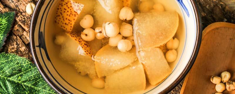 冰糖炖雪梨是吃梨肉还是喝汤 冰糖雪梨要炖多久